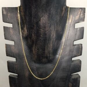 UNISEX YELLOW GOLD CHAIN FASHION JEWELRY